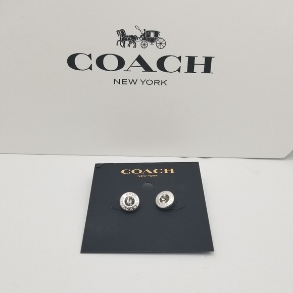 Coach stud earrings - Picture 4 of 6
